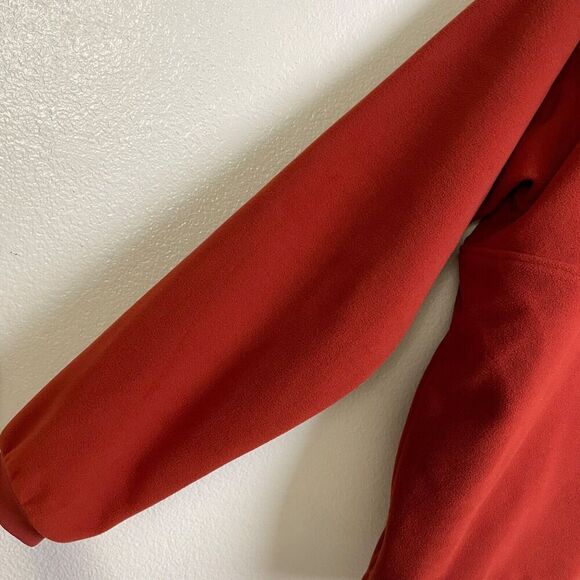 Simms Jacket Large Mens Fleece 1/2 Snap Windstopper Fleece Fishing Burnt Orange - Picture 5 of 10